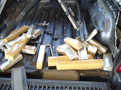 DOF apreende 55 kg de maconha na BR-163