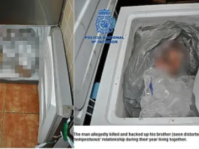Professor espanhol esquarteja irmão e guarda o corpo no freezer
