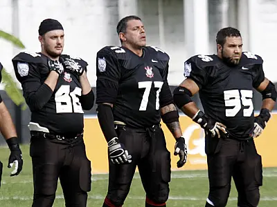 Time de futebol americano do Corinthians enfrenta Campo Grande Gravediggers no domingo