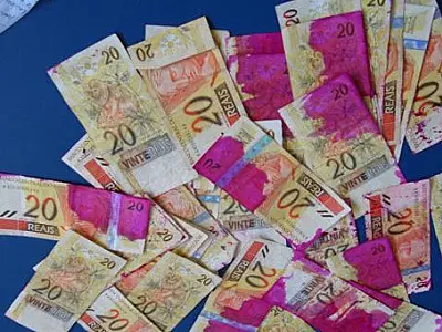 Cédula marcada em roubo a caixa não terá ressarcimento