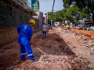 CONFIRA O ANDAMENTO DAS OBRAS NA ÁREA CENTRAL PARA ESTA QUINTA-FEIRA
