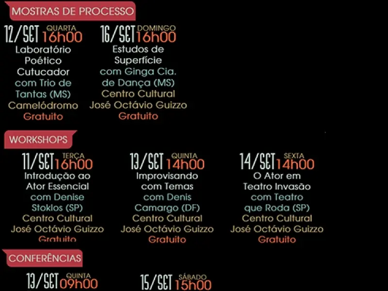Bienal de Teatro em MS teve lançamento na Orla Morena