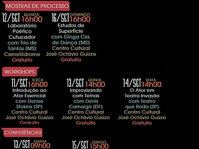 Bienal de Teatro em MS teve lançamento na Orla Morena