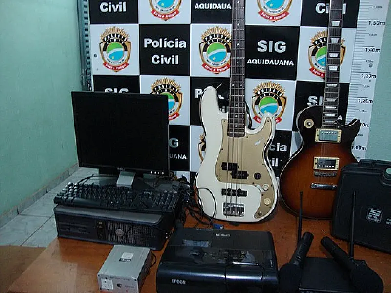 Acusado de furtar igreja em Aquidauana é preso pela Polícia Civil
