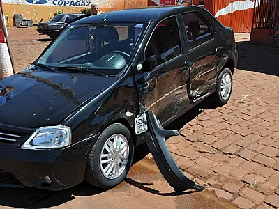 Acidente em Sidrolândia envolve dois veículos e um caminhão