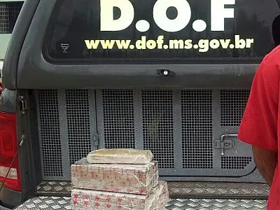 DOF apreende 12 quilos de maconha em ônibus na região de Amambai