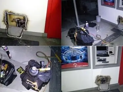PM flagra trio tentando arrombar caixa eletrônico em Miranda