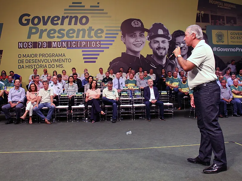 Reinaldo Azambuja destaca apoio político na viabilização do Estado e do pacote de obras de R$ 4,2 bilhões