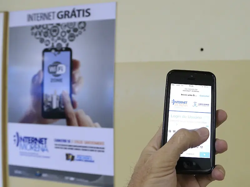 Campo Grande conta com rede Wi-Fi gratuita em vários pontos