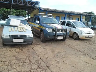 Dupla é presa pela PRF com mais de 253 kg de maconha na BR-463