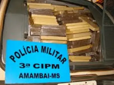 PM apreende 685 quilos de maconha em Amambai