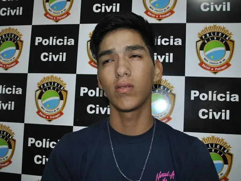 Jovem é preso com pasta base em Novo Horizonte