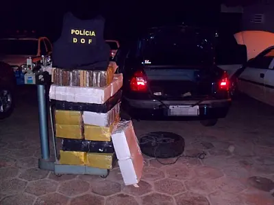 DOF apreende 300 quilos de maconha em veículo