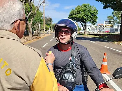 NO DIA DO MOTOCICLISTA, ABORDAGEM ALERTA PARA A PRUDÊNCIA NO TRÂNSITO