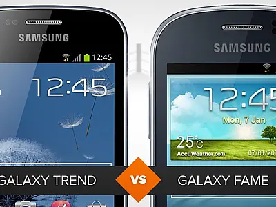 Galaxy Trend ou Galaxy Fame? Confira o comparativo de celular da semana