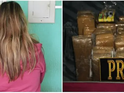 PRF apreende adolescente e índia com drogas na BR-163