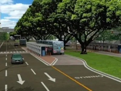 Capital vai ganhar 58 km de corredores do transporte coletivo