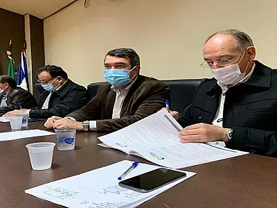 Riedel participa da assinatura do convênio para criação do Consórcio Sul Fronteira, em Ponta Porã

