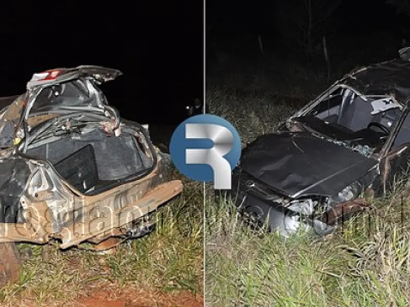 Condutor perde controle de veículo e capota em Sidrolândia