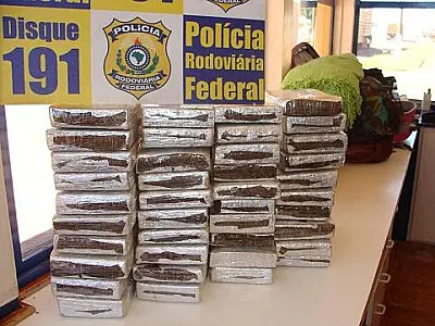 Em MS mulheres são presas com 44 kg de drogas adquiridas em MA