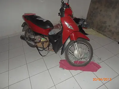 Moto roubada é recuperada em Corumbá