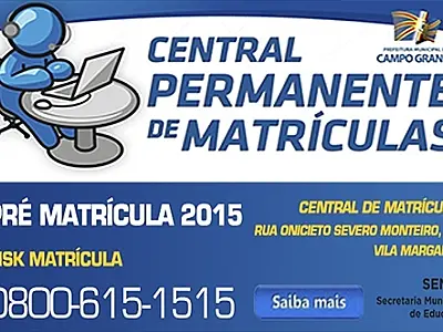 Central permanente de matrículas funciona de segunda a sexta-feira