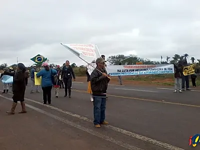 Rodovia é liberada após quatro horas de bloqueio em Bandeirantes