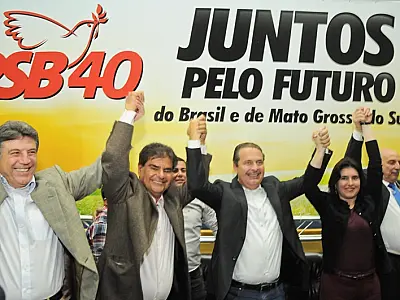 Aliança do PMDB com Eduardo Campos fortalece Nelsinho e Simone em MS