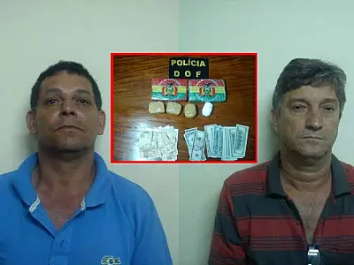 DOF prende homens com dólares e cocaína na fronteira