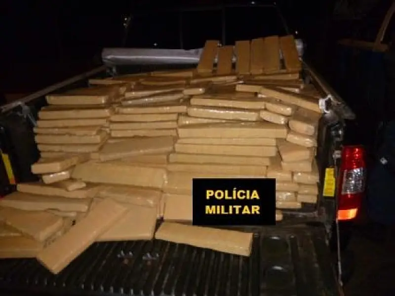 PM realiza a maior apreensão de maconha do ano
