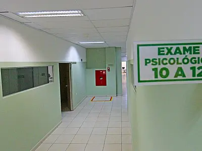 Detran do Pátio Central realiza exames médicos e psicológicos
