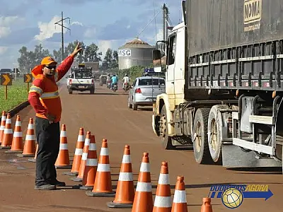 Trabalhos da revitalização da BR 163 em Dourados foram iniciadas