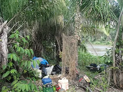 PMA evita pesca predatória no rio Negrinho no Pantanal e apreende petrechos em acampamento
