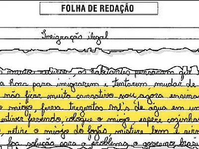 Candidato escreve receita de miojo na redação do Enem e tira nota 560