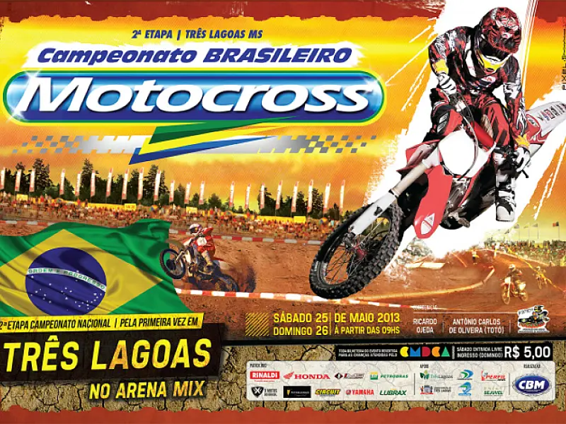 Ingressos para Brasileiro de Motocross de Três Lagoas estão á venda