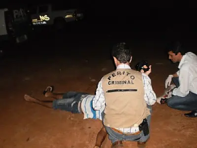 Um morre e outro fica ferido com tiros em Rio Brilhante