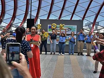 Bioparque Pantanal recebe visitante de número 200 mil. "Foi uma surpresa pra mim, amei a festa"
