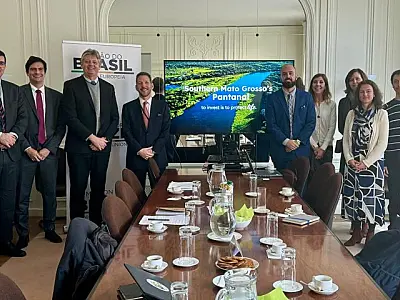 Governo de MS apresenta Lei do Pantanal para executivos, ONGs e autoridades da União Europeia