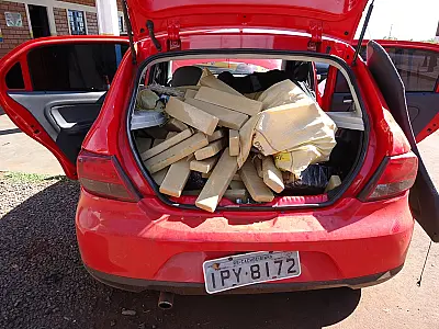 PMR apreende quase 400 kg de maconha na MS 379