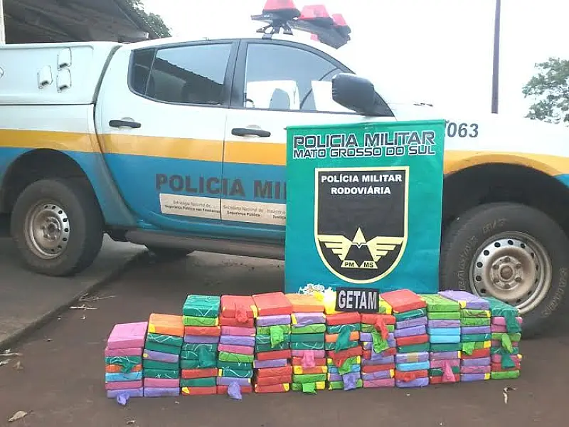Homem é preso com cocaína após perseguição de quase 10 quilômetros