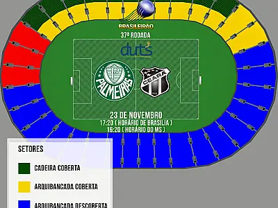 Palmeiras receberá taça de Campeão da série B no Morenão