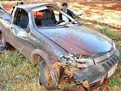 Professor perde controle em curva e morre na MS-316 em Costa Rica