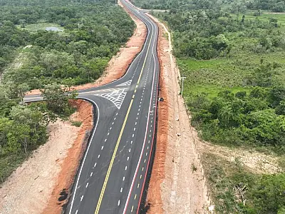 Com asfalto novo, Rodovia do Turismo integra centro de Bonito aos balneários do Rio Formoso