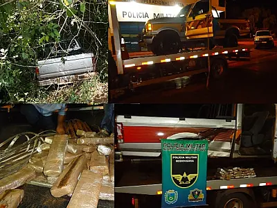 Polícia Militar Rodoviária apreende F-1000 que com 115 quilos de maconha