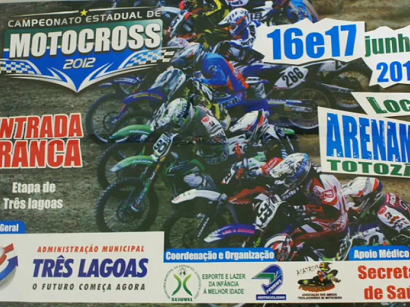 5ª Etapa do Campeonato de Motocross será em Três Lagoas