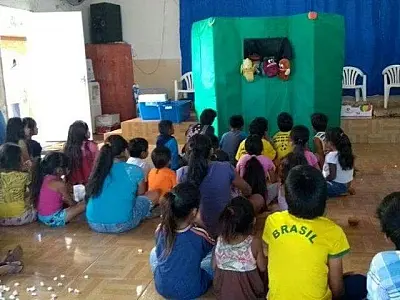 Ação em posto de saúde no Jardim Noroeste atende 100 crianças de aldeia