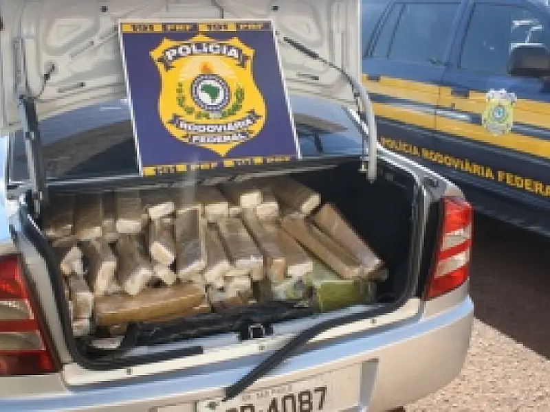 Traficante foge da PRF, se envolve em acidente e acaba preso