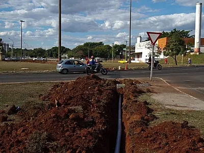 Agetran inicia obra que dará fim ao congestionamento na rotatória da Coca Cola