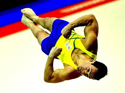 Diego Hypólito conquistou o ouro no solo do Pan de Guadalajara