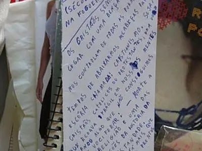 Encontrados textos escritos pelo “Maníaco da Cruz” onde ele cometeria outro crime